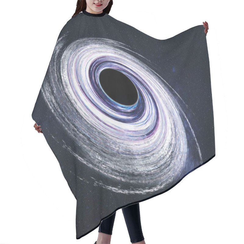 Personality  Black Hole Somewere In Space. Science Fiction. Dramatic Space Background. Elements Of This Image Were Furnished By NASA Hair Cutting Cape