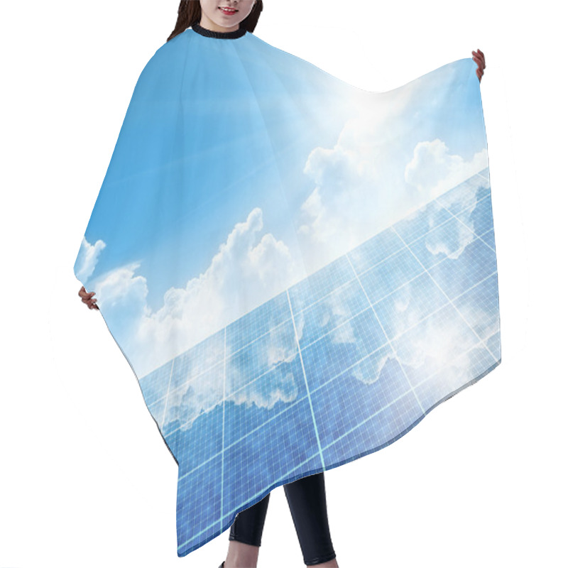 Personality  Solar Panels Hair Cutting Cape