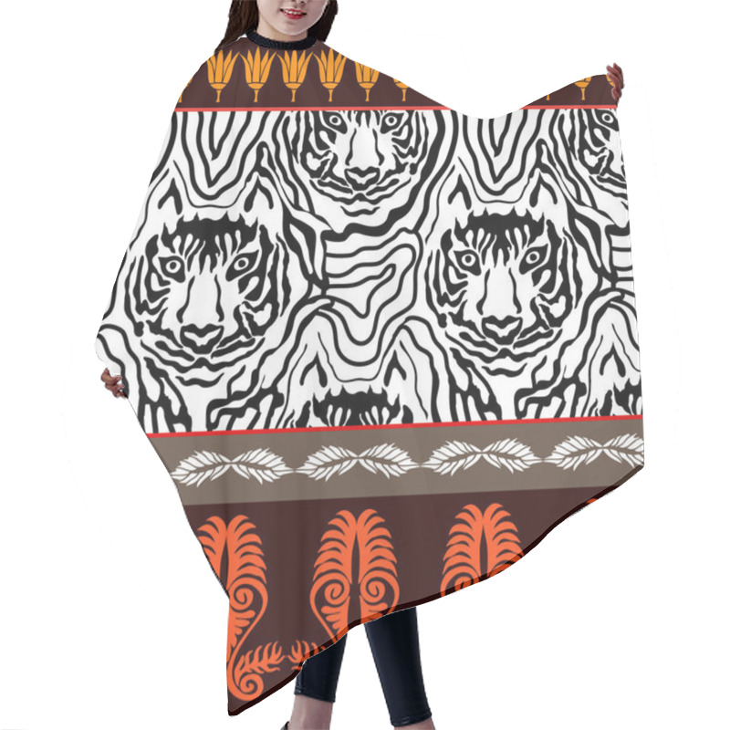 Personality  Optical Illusion Animal Print. Hair Cutting Cape