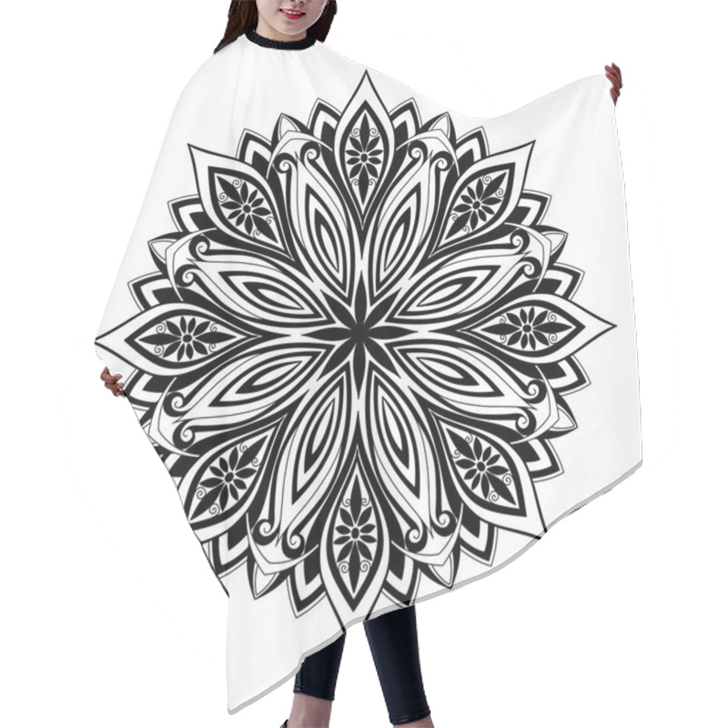 Personality  Beautiful Deco Mandala Hair Cutting Cape