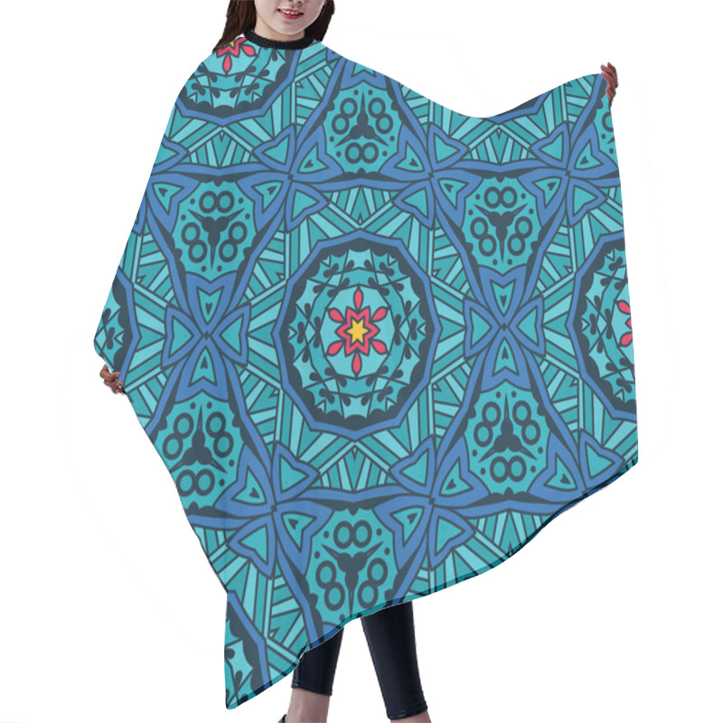 Personality  Abstract Ethnic Tiled Seamless  Pattern Hair Cutting Cape