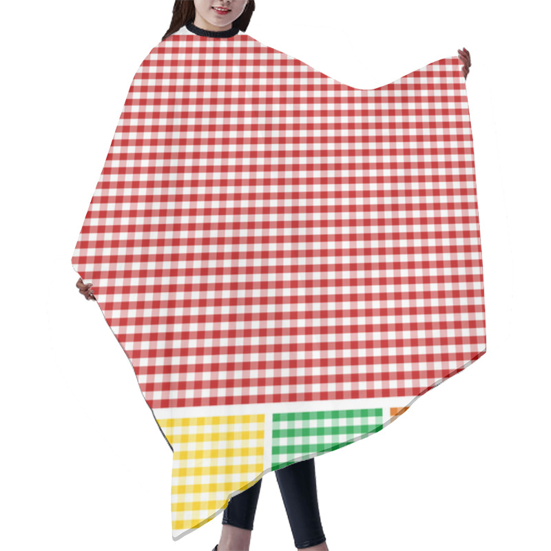 Personality  Picnic Tablecloth Texture Hair Cutting Cape