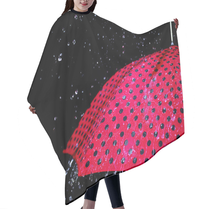 Personality  Rain Drop Umbrella Isolated Hair Cutting Cape