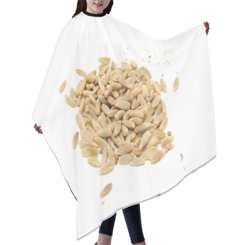 Personality  A Pile Of Rye Grains Isolated On A White Background Hair Cutting Cape