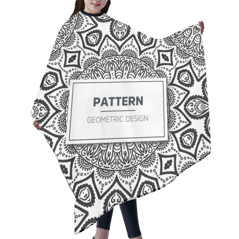 Personality  Seamless Ethnic And Tribal Pattern Hair Cutting Cape