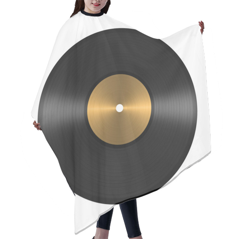 Personality  Vinyl Record Hair Cutting Cape