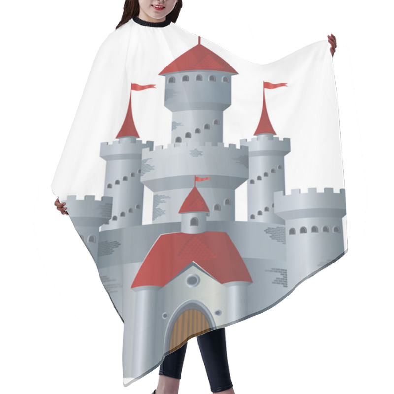 Personality  Fairy-tale Castle Hair Cutting Cape