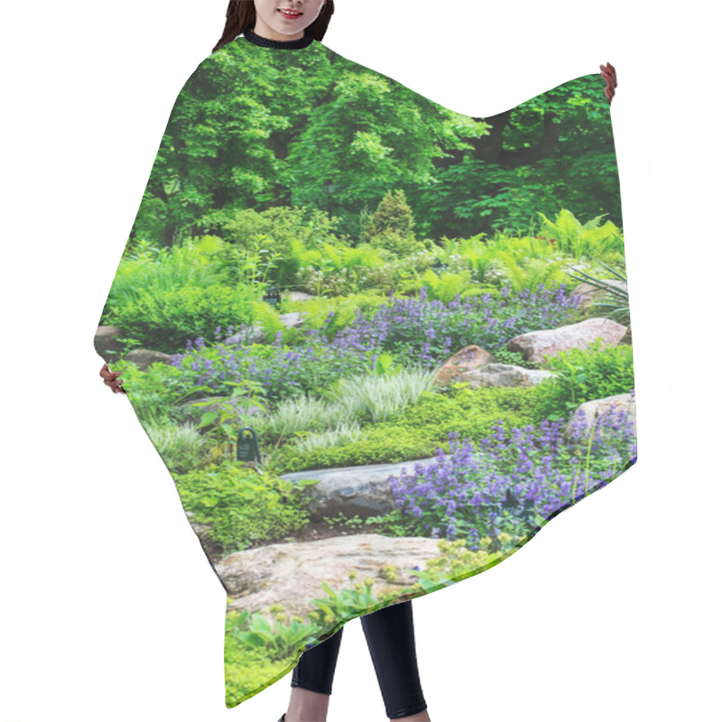 Personality  Summer Garden With Flowers Hair Cutting Cape