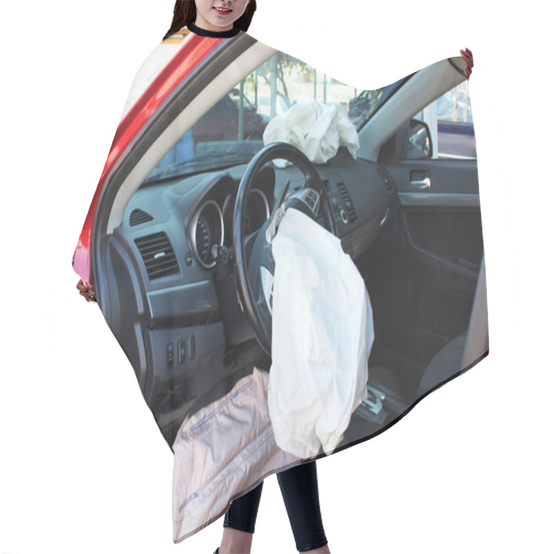 Personality  Airbags Safety Hair Cutting Cape