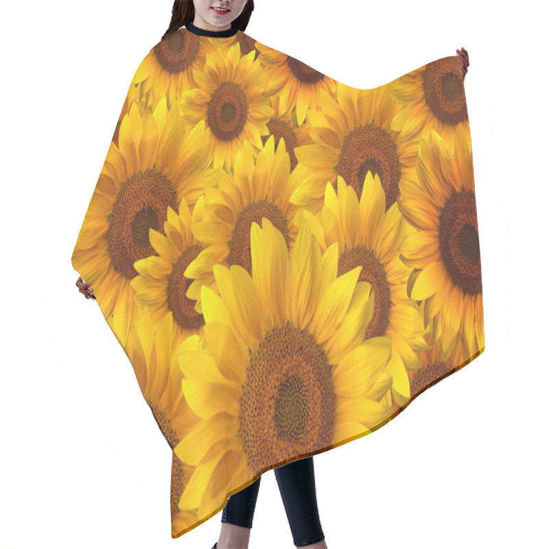 Personality  Sunflowers Hair Cutting Cape