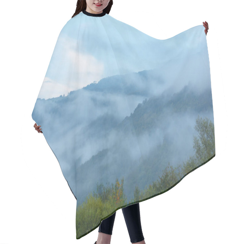 Personality  Evening Mist In Mountain. Hair Cutting Cape