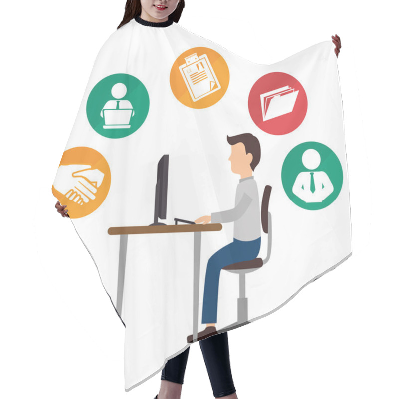 Personality  Human Resources Design. Hair Cutting Cape