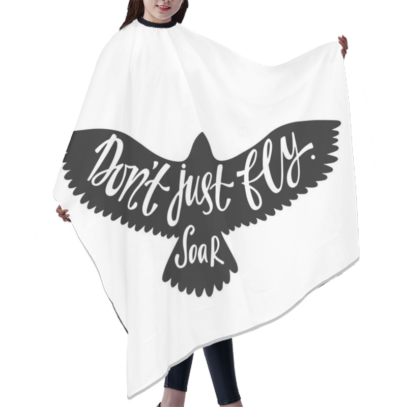 Personality  Don't Just Fly. Soar. Hair Cutting Cape