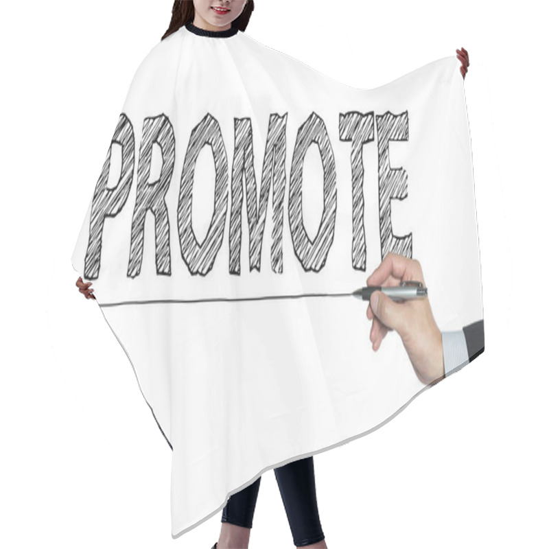 Personality  Promote Written By Hand Hair Cutting Cape