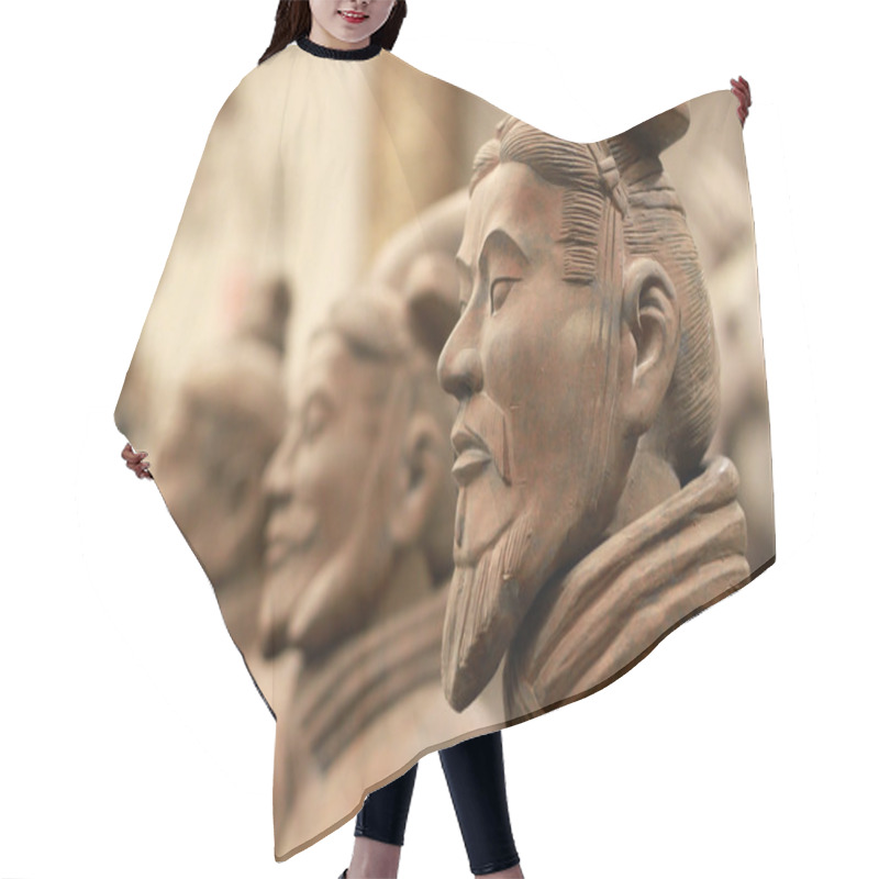 Personality  Terracotta Army Hair Cutting Cape