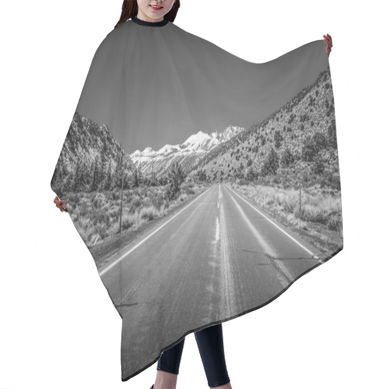 Personality  Scenic Road Through The Mountains Of Sierra Nevada Hair Cutting Cape