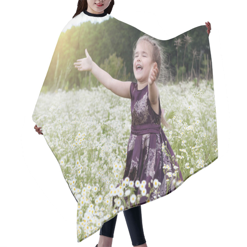 Personality  Happy Childhood Concept Hair Cutting Cape