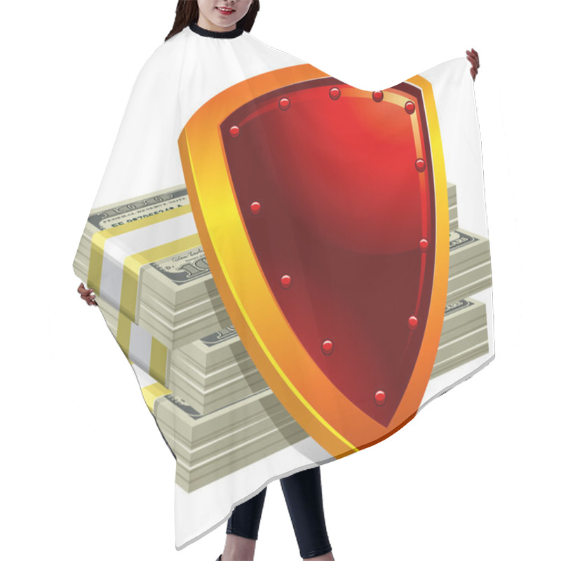 Personality  Protection Of Money And Payments Hair Cutting Cape