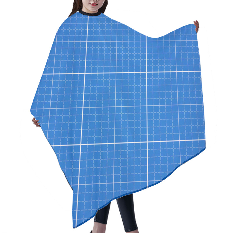 Personality  Seamless Blueprint Background Hair Cutting Cape