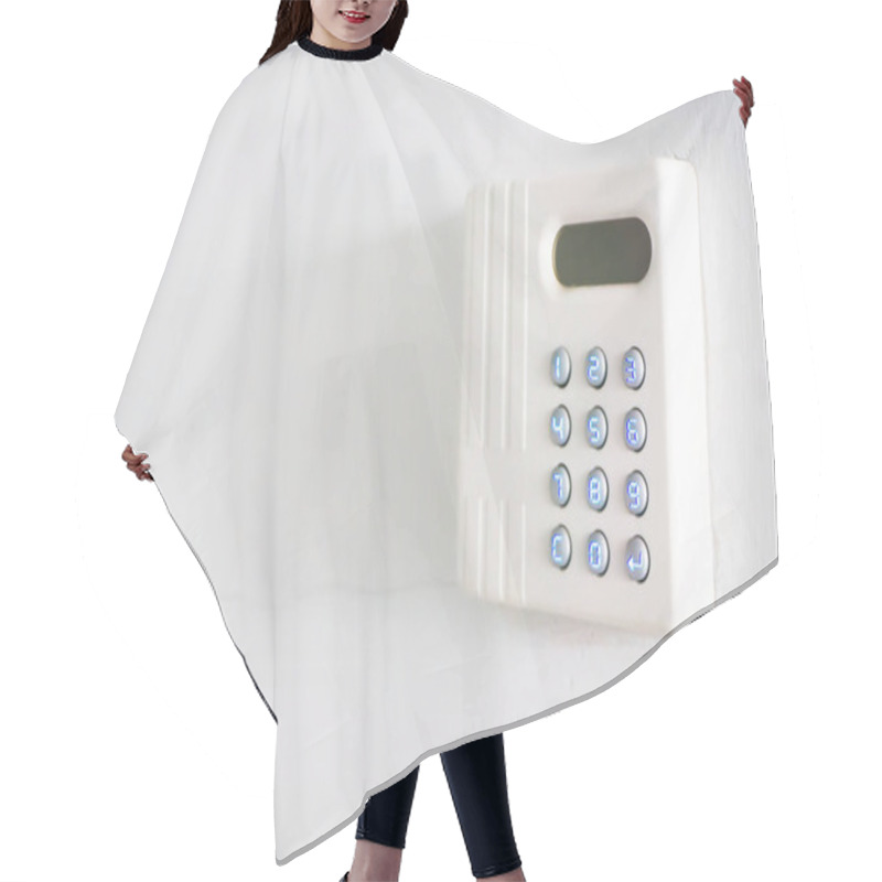 Personality  Smart Code Lock On Wall Hair Cutting Cape