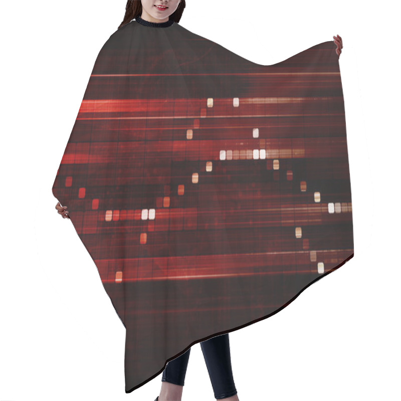 Personality  Data Tracking Hair Cutting Cape