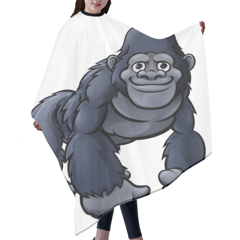 Personality  Cartoon Cute Gorilla Hair Cutting Cape