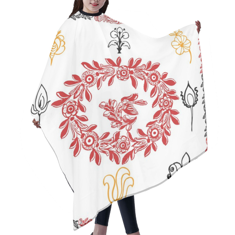 Personality  Traditional Motif Collection Hair Cutting Cape