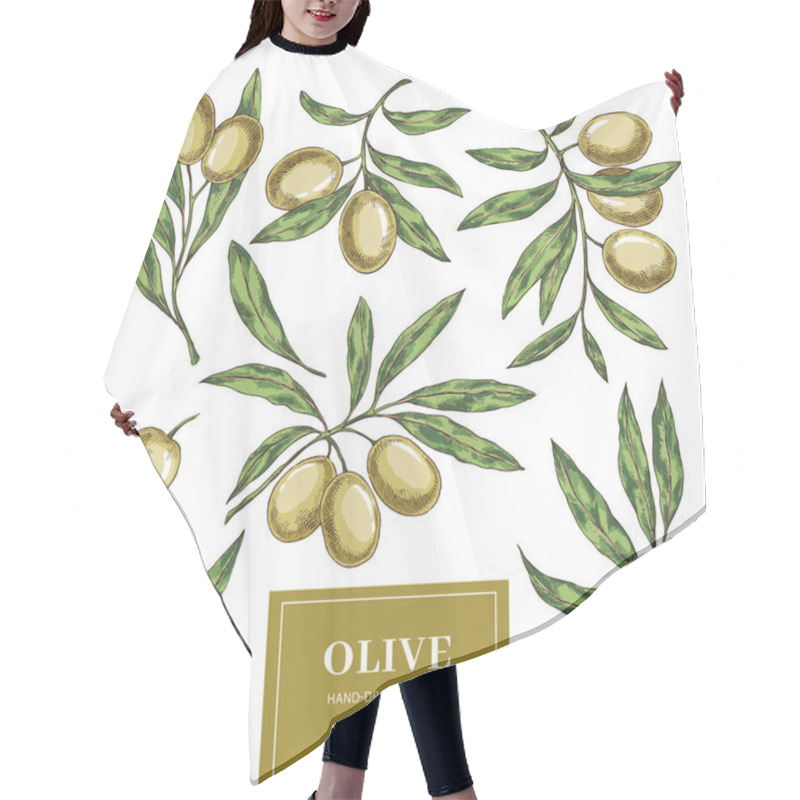 Personality  Olive Elements Collection Hair Cutting Cape