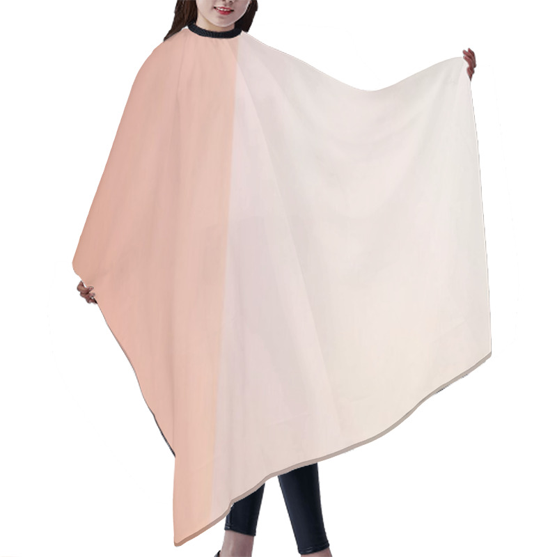 Personality  Soft Pink And Peach Gradient Minimalist Background Hair Cutting Cape