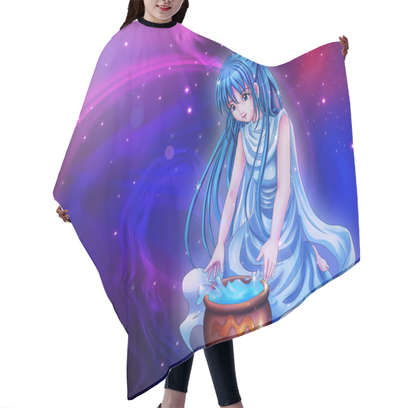 Personality  Aquarius Hair Cutting Cape