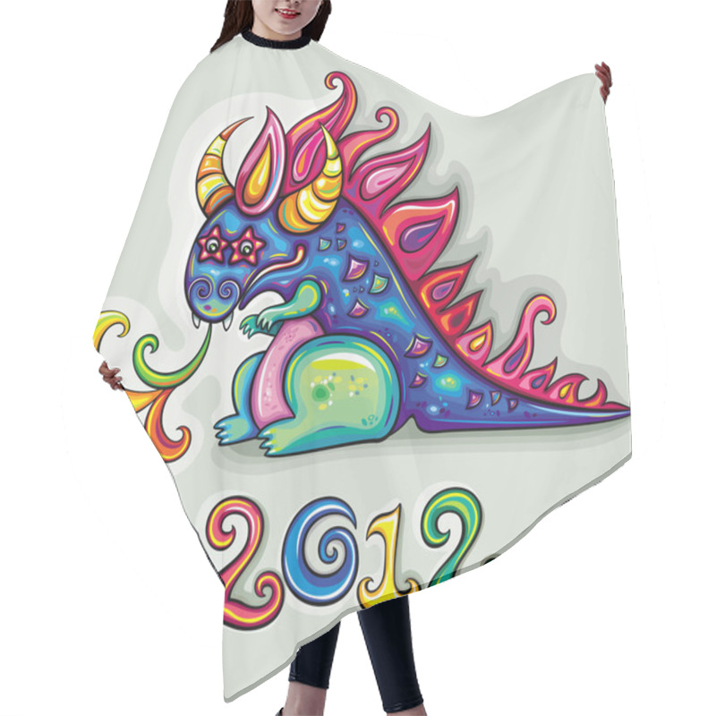 Personality  Cute Dragon Hair Cutting Cape