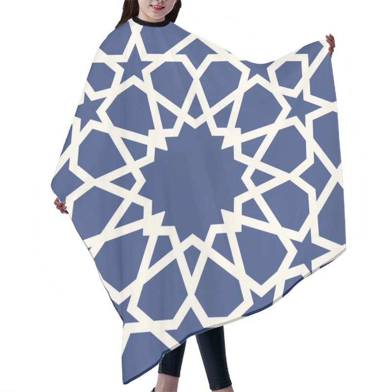 Personality  Background With 3d Seamless Pattern In Islamic Style Hair Cutting Cape