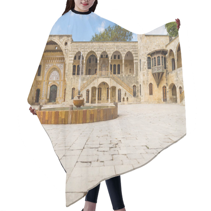 Personality  Courtyard With Fountain At Emir Bachir Chahabi Palace Beit Ed-Dine In Mount Lebanon Middle East, Lebanon Hair Cutting Cape