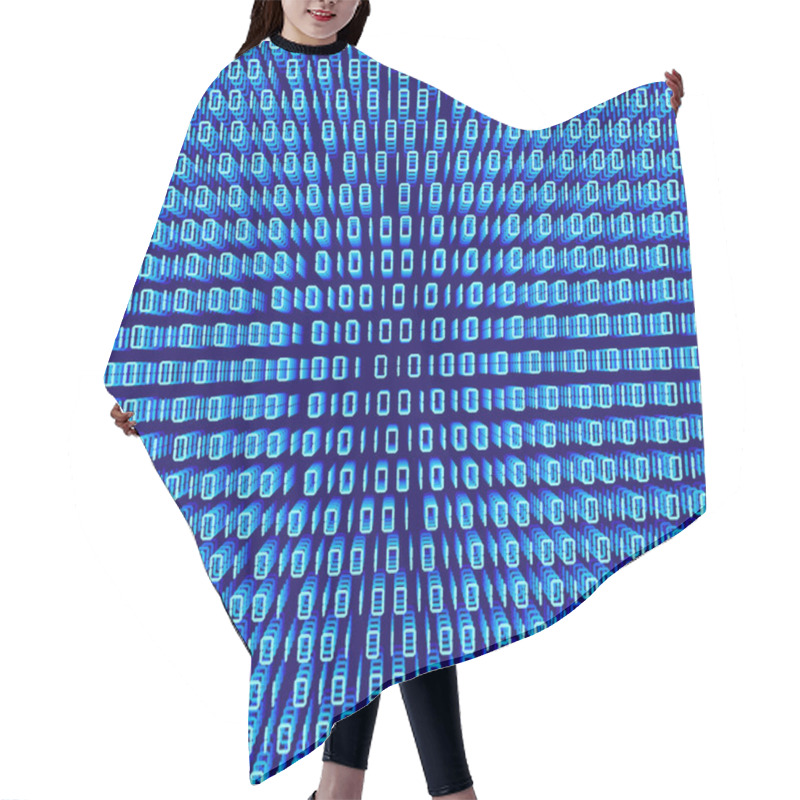 Personality  Binary Code Hair Cutting Cape