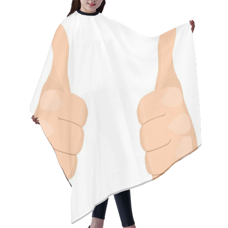 Personality  Two Thumbs Up Hair Cutting Cape