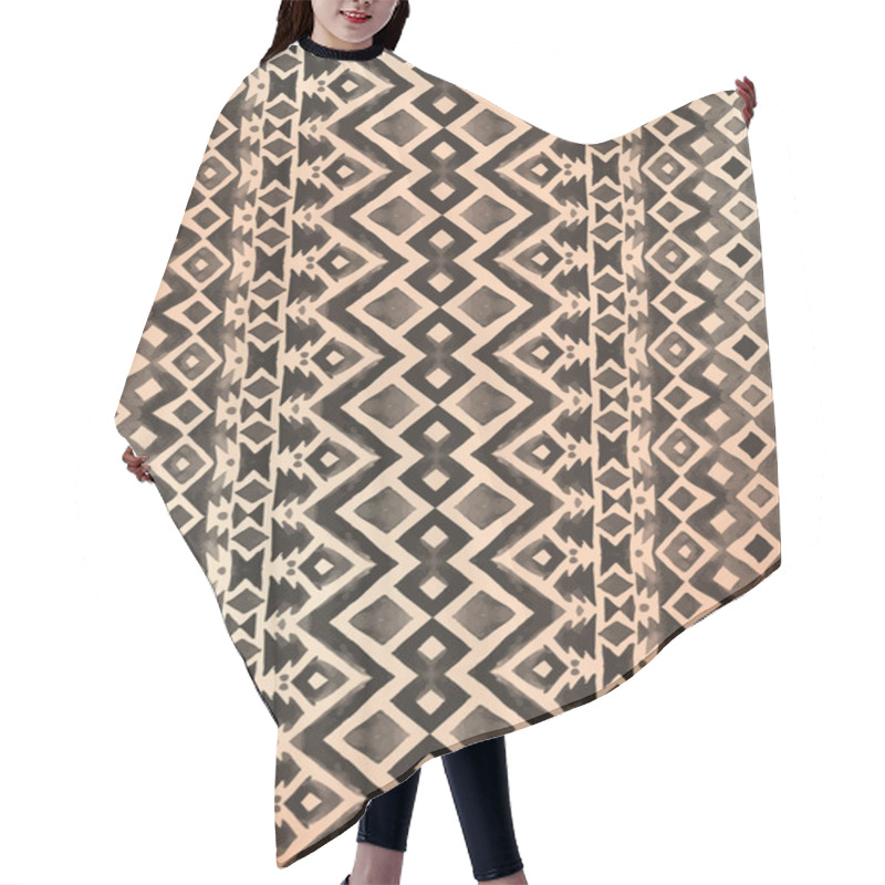 Personality  Aztec Tribal Mexican Seamless Pattern Hair Cutting Cape