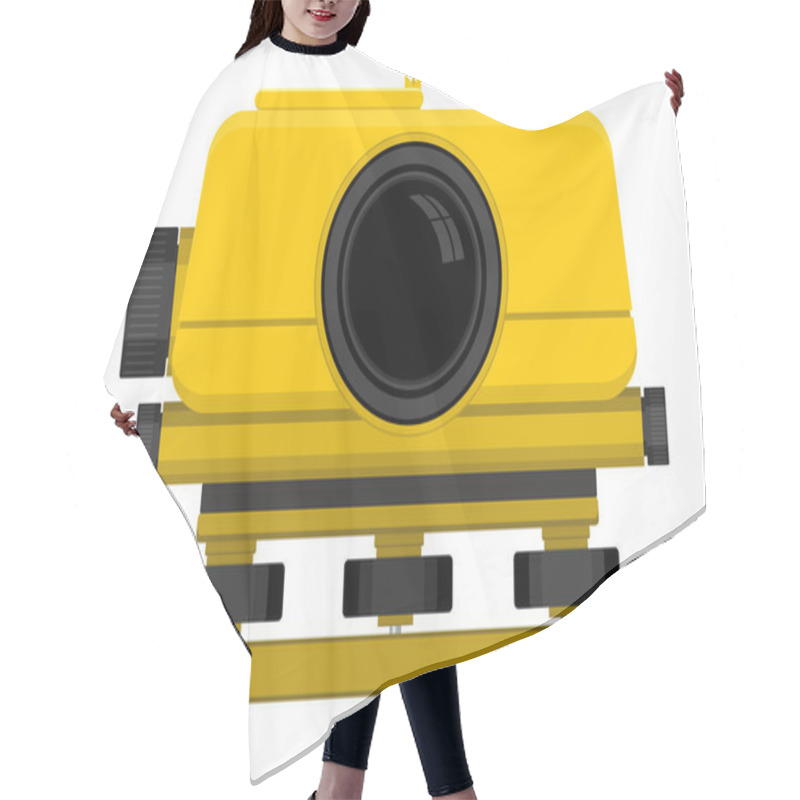 Personality  Digital Level Device Hair Cutting Cape