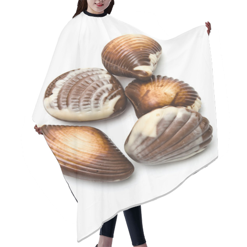 Personality  Five Chocolate Mollusk Shaped Assortments Hair Cutting Cape