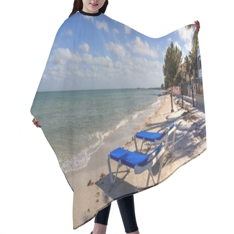 Personality  Beach Chairs Overlook The Ocean At Anna Maria Beach Hair Cutting Cape