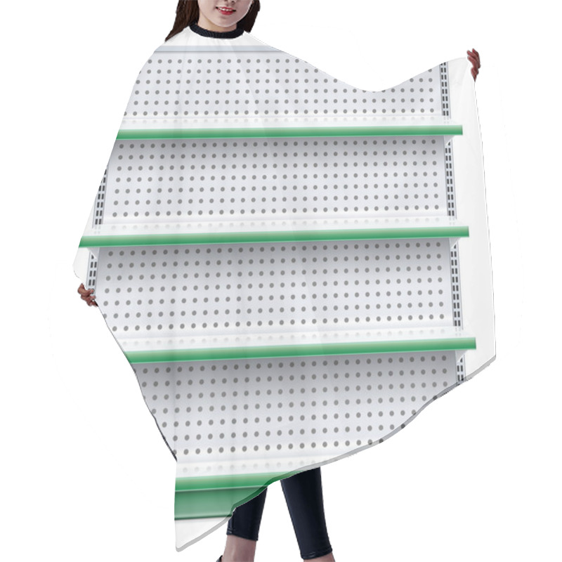 Personality  Vector Supermarket Rack Hair Cutting Cape