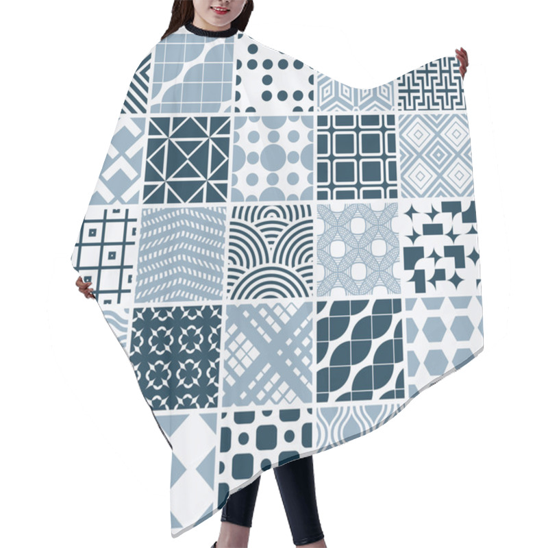 Personality  Collection Of Abstract Seamless Compositions  Hair Cutting Cape