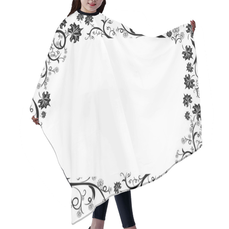 Personality  Design Frame And Border Hair Cutting Cape