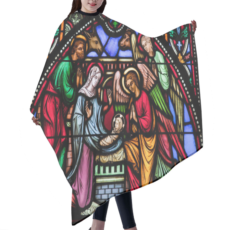 Personality  Nativity Scene Hair Cutting Cape