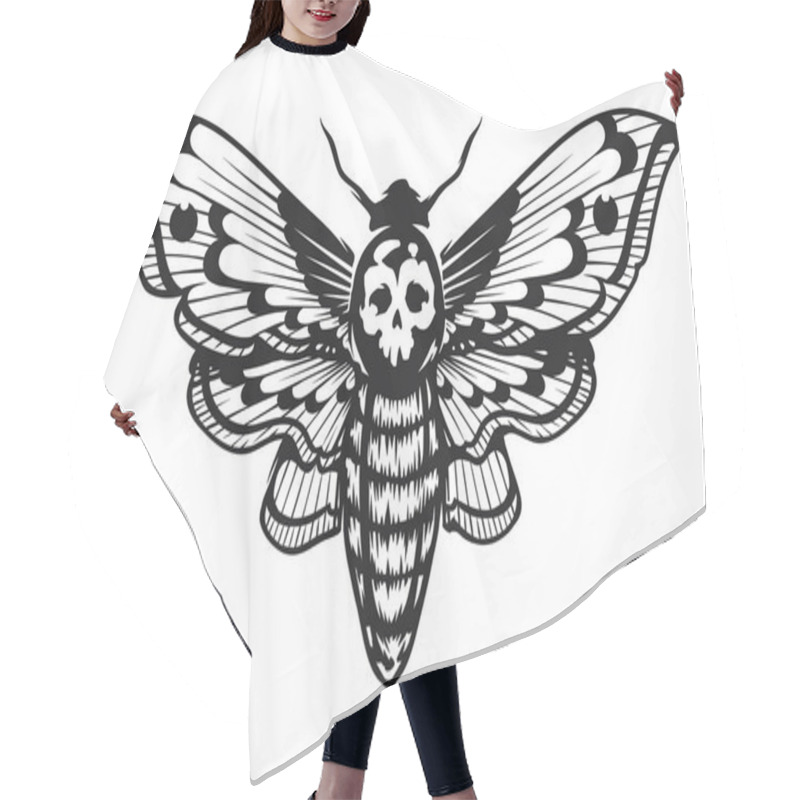 Personality  Deaths Head Hawk Moth Hair Cutting Cape