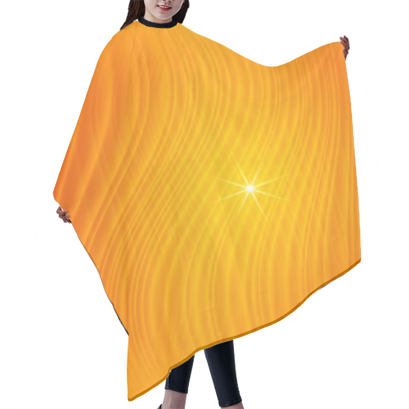 Personality  Abstract 3d Wavy Effect, Vector Hair Cutting Cape