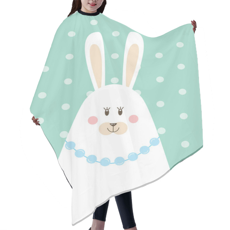 Personality  Mother Rabbit In A Scandinavian Style Hair Cutting Cape