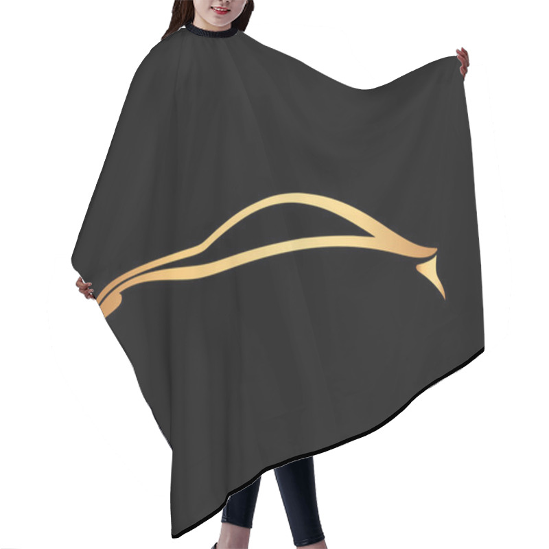 Personality  Creative Automobile Logo Template Hair Cutting Cape