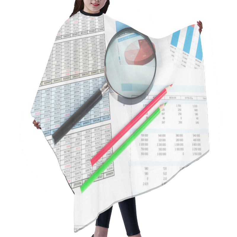 Personality  Financial Documents Hair Cutting Cape