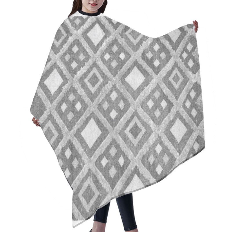 Personality  Carpet Bathmat And Rug Boho Style Ethnic Design Pattern With Distressed Woven Texture And Effect Hair Cutting Cape