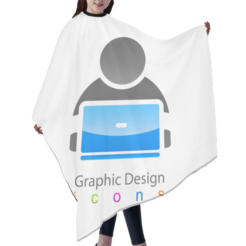 Personality  Graphic Design Icon User Internet Hair Cutting Cape